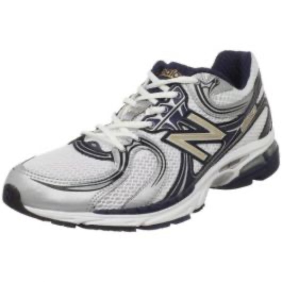 NWOT New Balance 860 Men’s running navy white grey 10.5D  Sneakers Made in USA - Picture 1 of 11